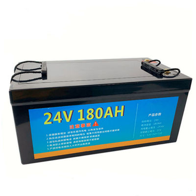 2500 Cycles LiFePO4 24V 180Ah Lithium Iron Phosphate RV Battery