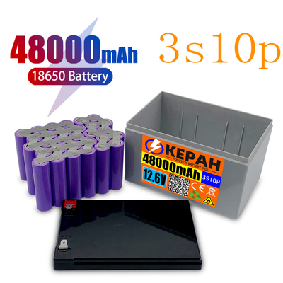MSDS Certified 12.6V 48000mAh Lithium Ion Battery Pack With Protective Plate