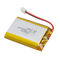 104050 Li Ion Polymer Battery 3.7V 2500mAh 9.25Wh For Heated Glove
