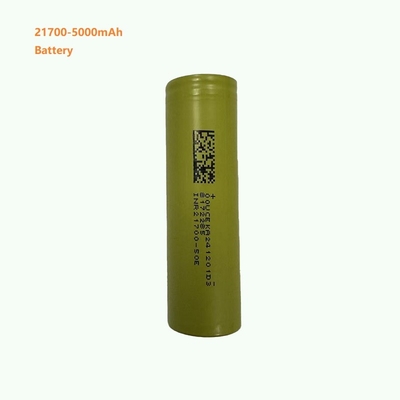 21700 lithium-ion battery cell, 5000 mAh capacity, 3C 15A discharge rate.