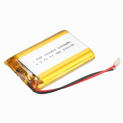 Low Temperature Lithium Battery Pack 103450 3000mAh